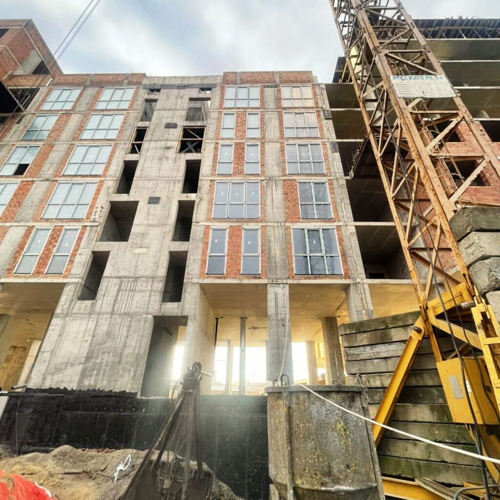 Хід будівництва city house в Січні