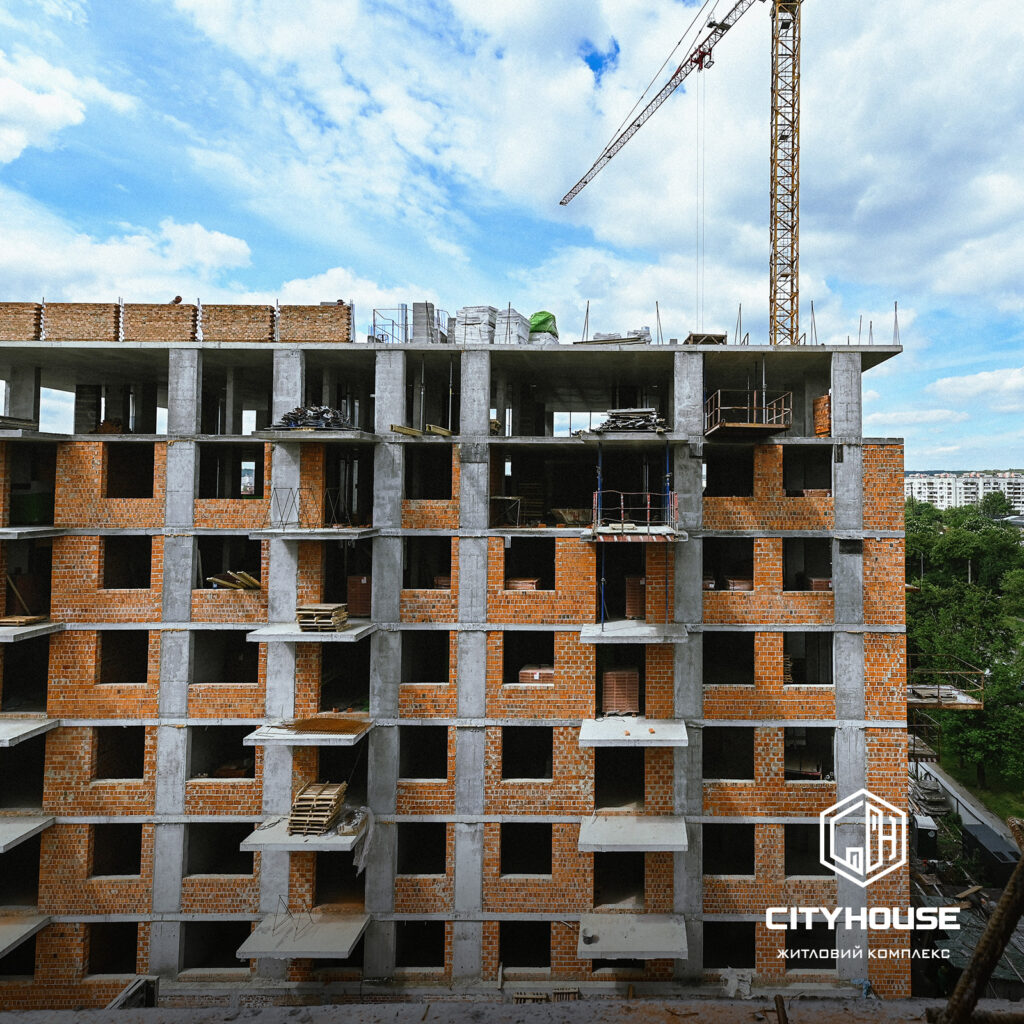Хід будівництва житлового комплексу city house Травень